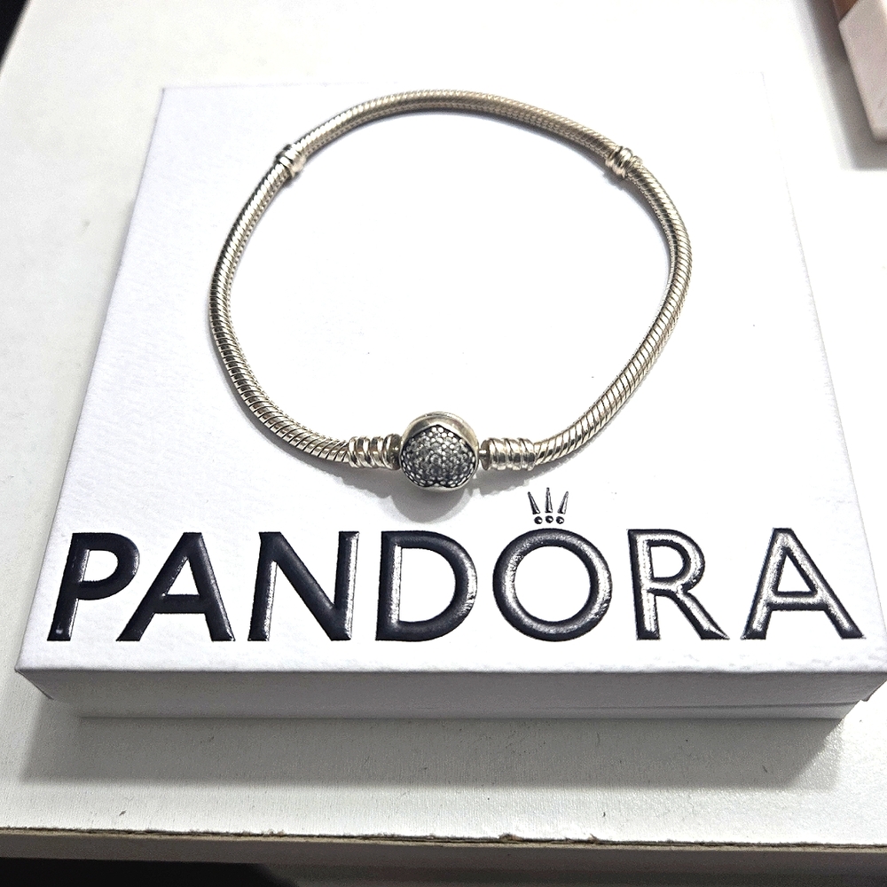 Silver Pandora Clasp Bracelet